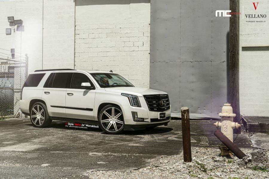 Cadillac Escalade by MC Customs on Vellano Wheels '2016